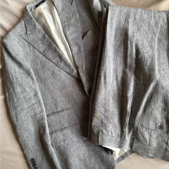 Suitsupply Gray Suit Linen - Picture 1 of 6
